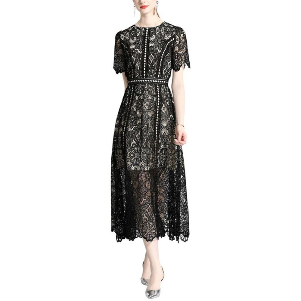 Elaine Womens  Midi Dress